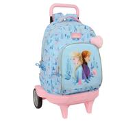 Safta Compact Evolutive Frozen Ice Magic Wheeled Backpack Blu Bambini