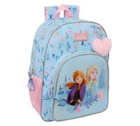 safta FROZEN ICE MAGIC - Zaino scuola per bambini, zaino per bambini, zaino per bambini, adattabile a carrozzina, ideale per bambini in età scolastica, comodo e versatile, qualità e resistenza, 33 x