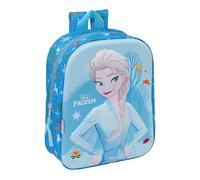 FROZEN - Zaino per asilo 3D, facile da pulire, ideale per bambini di diverse età, comodo e versatile, qualità e resistenza, 22 x 10 x 27 cm