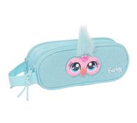 safta FURBY - Astuccio doppio per bambini, astuccio per bambini, ideale per bambini in età scolastica, comodo e versatile, qualità e resistenza, 21 x 6 x 8 cm, azzurro, M, Casual