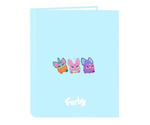 safta FURBY - Cartella a 4 anelli, ideale per bambini di diverse età, comoda e versatile, qualità e durata, 26,5x33 cm