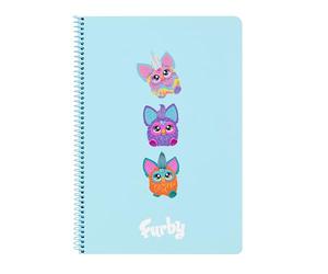 safta FURBY - Quaderno da 80 fogli, copertina rigida, ideale per bambini di diverse età, comodo e versatile, qualità e durata, 21,5x31 cm
