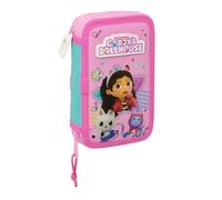 Safta Gabby´s Dollhouse Party Double 28 Units Filled Pencil Case One Size