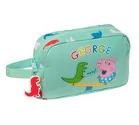 Safta GEORGE - Porta Colazione Termica, Termo, Portatodo, Qualità e Massima Resistenza, Porta Cibo, Ricreo, 21,5 x 6,5 x 12 cm, Colore Verde Menta, verde menta, Estándar, Casual