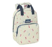 E_0002_S4310566 Nait Nait Zaino Scuola Nait Nait Coches Beige 20 x 28 x 8 cm Con