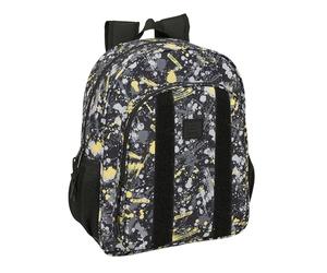 SAFTA GRAFFITI SPLASH - Zaino scuola per bambini, adattabile a carrozzina, ideale per bambini in età scolare, comodo e versatile, qualità e resistenza, 32 x 12 x 38 cm