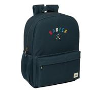 safta HARPER & NEYER - Zaino da scuola, adattabile, ideale per bambini di diverse età, comodo e versatile, qualità e resistenza, 32 x 14 x 43 cm, Blu navy, M, Casual