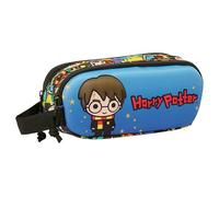 Double Carry-All Harry Potter Blue Multicolour 21 X 8 X 6 Cm 3D NUOVO