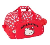 Safta HELLO KITTY ICONIC - Borsa sportiva, zaino ideale per bambini di diverse età, comoda e versatile, qualità e resistenza, 40 x 23 x 24 cm, rosso/bianco, M, Casual