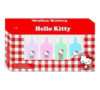 Safta Hello Kitty - Set di 4 pennarelli fluorescenti, idea regalo, metallici, per bambini, 13,2 x 1,6 x 7,6 cm