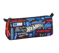 safta HOT WHEELS - Astuccio per bambini, ideale per bambini in età scolastica, comodo e versatile, qualità e resistenza, 21 x 7 x 8 cm, multicolore, M, Casual