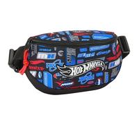 Safta HOT WHEELS - Marsupio per bambini, ideale per giovani e bambini di diverse età, comodo e versatile, qualità e resistenza, 23 x 9 x 14 cm, multicolore, M, Casual