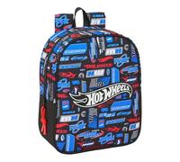 safta HOT WHEELS - Zaino per bambini, zaino per la scuola, adattabile al carrello, ideale per l'asilo, comodo e versatile, qualità e resistenza, 22 x 10 x 27 cm, multicolore, M, Casual