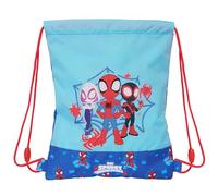 SPIDEY - Zaino a sacco piatto Junior, zaino ideale per bambini di diverse età, comodo e versatile, qualità e resistenza, 26 x 34 cm, colore blu, blu, Estándar, Casual
