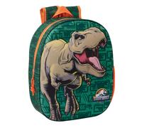 Safta JURASSIC WORLD 3D School Backpack, with 3D Design, Adaptable to Cart, Idea