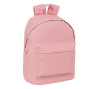 safta KAPPA BASICS - Zaino per laptop da 14,1", ideale per giovani di diverse età, comodo e versatile, qualità e resistenza, 31 x 16 x 41 cm, Rosa, M, Casual