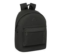 safta KAPPA BASICS - Zaino per laptop da 14,1", ideale per giovani di diverse età, comodo e versatile, qualità e resistenza, 31 x 16 x 41 cm, Nero, M, Casual