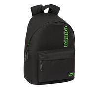 Safta KAPPA BLACK - Zaino per laptop da 14,1", ideale per giovani di diverse età, comodo e versatile, qualità e resistenza, 31 x 16 x 41 cm, colore: nero