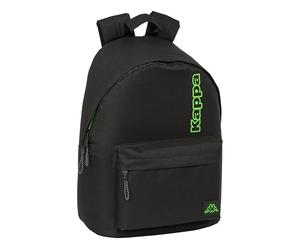 Safta KAPPA BLACK - Zaino per laptop da 14,1", ideale per giovani di diverse età, comodo e versatile, qualità e resistenza, 31 x 16 x 41 cm, colore: nero