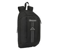 safta KAPPA DARK - Mini zaino per uso quotidiano, ideale per bambini di diverse età, comodo e versatile, qualità e resistenza, 22 x 10 x 39 cm, Nero, M, Casual