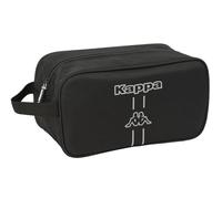 Safta KAPPA DARK - Scarpiera media, multiuso, portatodo, sport, estrazione, calcio, comodo e versatile, 29 x 14 x 15 cm, Nero, M, Casual