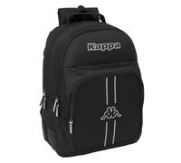 Safta KAPPA DARK - Zaino scuola per bambini, ideale per bambini di diverse età, comodo e versatile, qualità e resistenza, 32 x 15 x 42 cm, Nero, M, Casual
