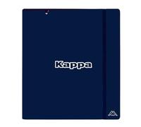 Safta KAPPA RAIN - Carpeblock con 4 anelli da 35 mm, con ricambio con 100 fogli A4, ideale per bambini di diverse età, confortevole e versatile, qualità e resistenza, 27 x 4 x 32 cm, Blu navy, M,