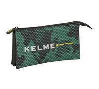 safta KELME CAMO - Astuccio triplo, astuccio per bambini, ideale per bambini in età scolastica, comodo e versatile, qualità e resistenza, 22 x 3 x 12 cm