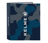 Safta KELME EPIC - Cartella a 4 anelli, ideale per bambini di diverse età, comoda e versatile, qualità e resistenza, 27 x 6 x 33 cm, Blu navy, M, Casual