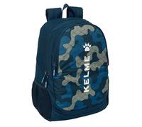 Safta KELME EPIC - Zaino scuola per bambini, ideale per bambini di diverse età, comodo e versatile, qualità e resistenza, 32 x 16 x 44 cm, Blu navy, M, Casual