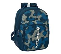 Safta KELME EPIC - Zaino scuola per bambini, ideale per bambini di diverse età, comodo e versatile, qualità e resistenza, 32 x 15 x 42 cm, Blu navy, M, Casual