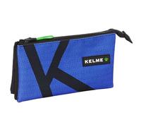 Safta Kelme Royal - Astuccio triplo per bambini, ideale per bambini in età scolastica, comodo e versatile, qualità e resistenza, 22 x 3 x 12 cm, colore: nero, Nero, Estándar, Casual