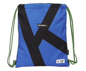 Safta KELME ROYAL - Zaino a sacco piatto, grande, ideale per bambini di diverse età, comodo e versatile, qualità e resistenza, 35 x 40 cm, colore: nero, Nero, Estándar, Casual