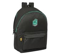 safta KINGS LEAGUE EL Quartiere - Zaino per laptop da 15,6" e USB, ideale per giovani di diverse età, tessuto riciclato, comodo e versatile, qualità e resistenza, 31 x 18 x 44 cm, colore: nero, Nero,