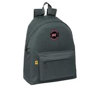 Safta KINGS LEAGUE KUNISPORT - Day Pack per bambini, zaino per bambini, qualità e massima resistenza, comodo e versatile, 33 x 15 x 42 cm, colore grigio, grigio, Estándar, Casual