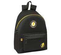 safta KINGS League Ray de Barcellona - Day Pack per bambini, zaino per bambini, qualità e massima resistenza, comodo e versatile, 33 x 15 x 42 cm, colore nero, Nero, Estándar, Casual