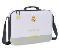 safta KIT REAL MADRID 25/26 - Portafoglio extracurricolare, valigetta, borsa a tracolla, comodo e versatile, qualità e resistenza, 38x6x28 cm