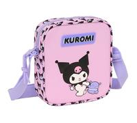 KUROMI - Borsa a tracolla piccola, borsa per bambini, ideale per bambini dai 5 ai 14 anni, comoda e versatile, qualità e resistenza, 16 x 4 x 18 cm