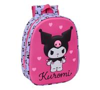 KUROMI - Zaino scolastico, design 3D, ideale per bambini di diverse età, comodo e versatile, qualità e resistenza, 27 x 10 x 33 cm
