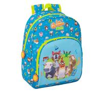 safta La fattoria di Zenon - Zaino per bambini con musica, ideale per bambini di diverse età, comodo e versatile, qualità e resistenza, 28 x 10 x 34 cm