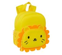 safta León - Zaino in neoprene per bambini, ideale per bambini di diverse età, comodo e versatile, 20 x 9 x 25 cm, giallo, M, Casual