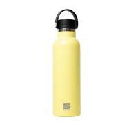 SAFTA LIMONE - Borraccia termica in acciaio inox, doppio isolamento, 12 ore di bevande calde e 24 ore di bevande fredde, 7,3 x 25 cm, 600 ml, limone, M, Casual