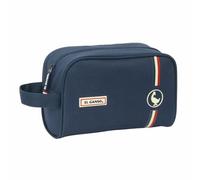 Safta L'oca ECLIPSE - Beauty case scolare per bambini con manico, beauty case per bambini, facile da pulire, comodo e versatile, qualità e resistenza, 24 x 10 x 15 cm, Blu navy, M, Casual