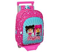 safta M020d Pinypon, zaino per bambini con carrello Safta 705, ideale per bambini di diverse età, comodo e versatile, qualità e resistenza, 26 x 11 x 34 Unisex - Bambini e ragazzi (Pacco da 1)