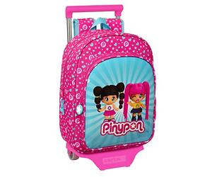 safta M020d Pinypon, zaino per bambini con carrello Safta 705, ideale per bambini di diverse età, comodo e versatile, qualità e resistenza, 26 x 11 x 34 Unisex - Bambini e ragazzi (Pacco da 1)