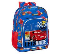 Zaino Scuola Cars Race ready Azzurro 33 x 42 x 14 cm