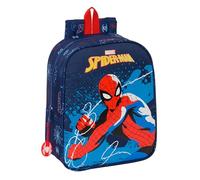 Zaino per Bambini Spider-Man Neon Blu Marino 22 x 27 x 10 cm