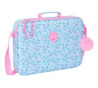 Safta M385 612536385, VMB Paraiso - Portafoglio estraibile, valigetta portatodo, borsa a tracolla, comoda e versatile, qualità e resistenza, 38 x 6 x 28 cm, colore unisex bambini, azzurro/rosa chiaro,