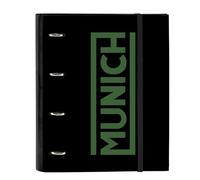 Safta -M666A Munich Caviar Folder 4 Rings of 35 cm with 100 A4 Sheets, Ideal for