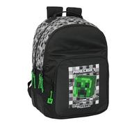 Safta M773 Real Madrid aziendale - Zaino scolastico per bambini, ideale per bambini di diverse età, comodo e versatile, qualità e resistenza, 32 x 15 x 42 cm, colore: nero unisex bambini (confezione